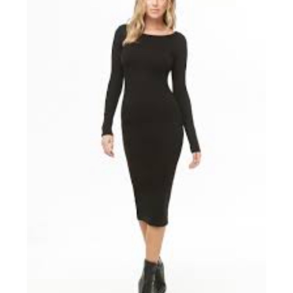 Long black dress